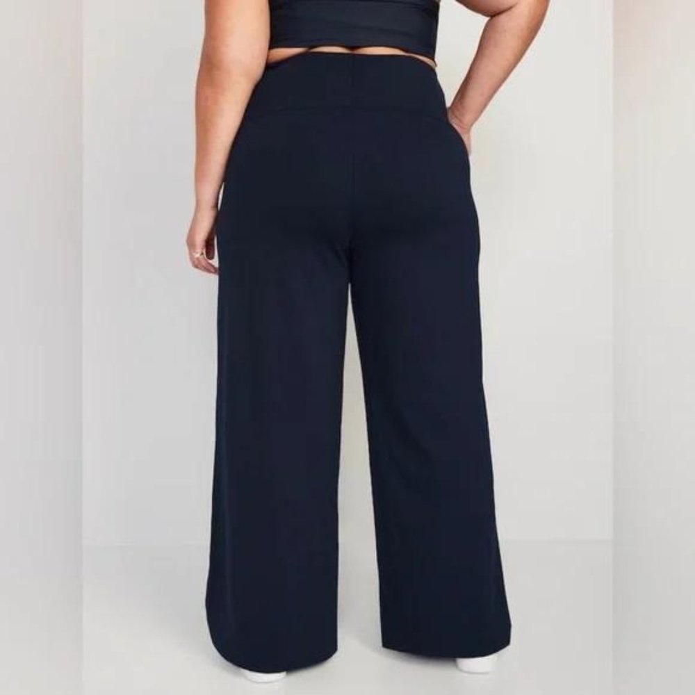 NWT Old Navy High-Waisted PowerSoft Wide-Leg Pants for Women - Picture 9 of 9